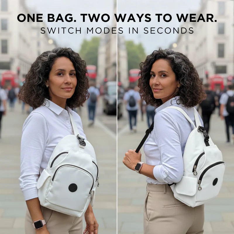 Convertible Anti-Theft Crossbody Bag