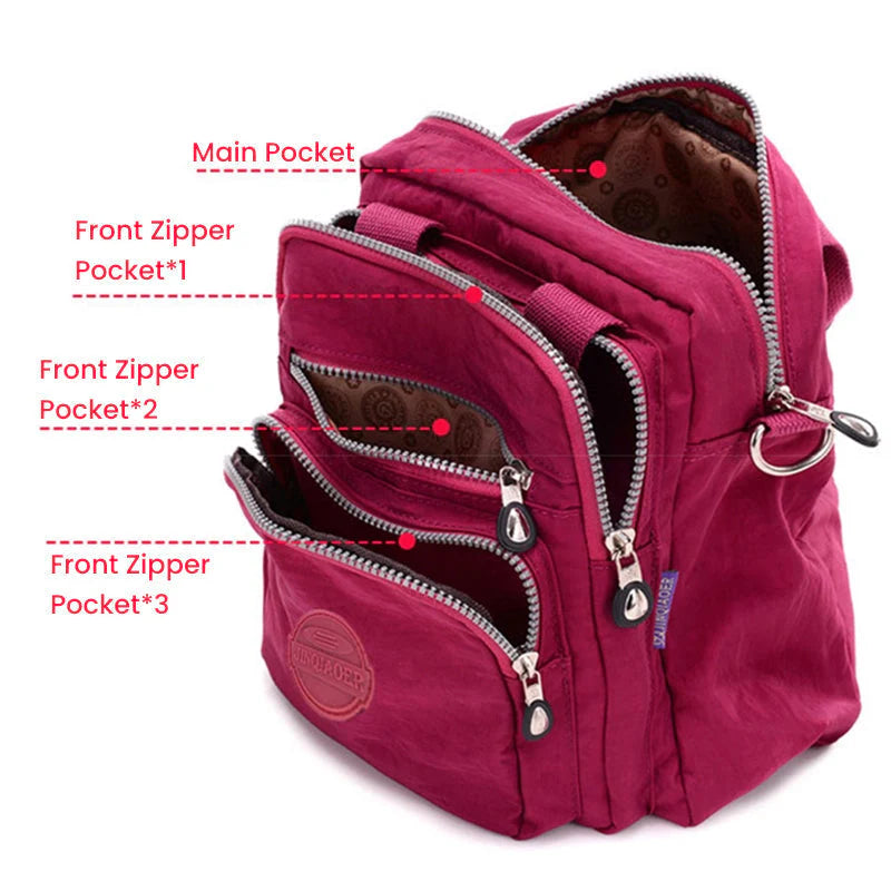 Waterproof Multifunctional Crossbody Bag