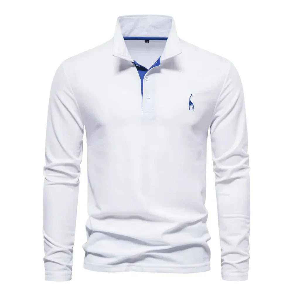 Bastian Men's Long Sleeve Polo