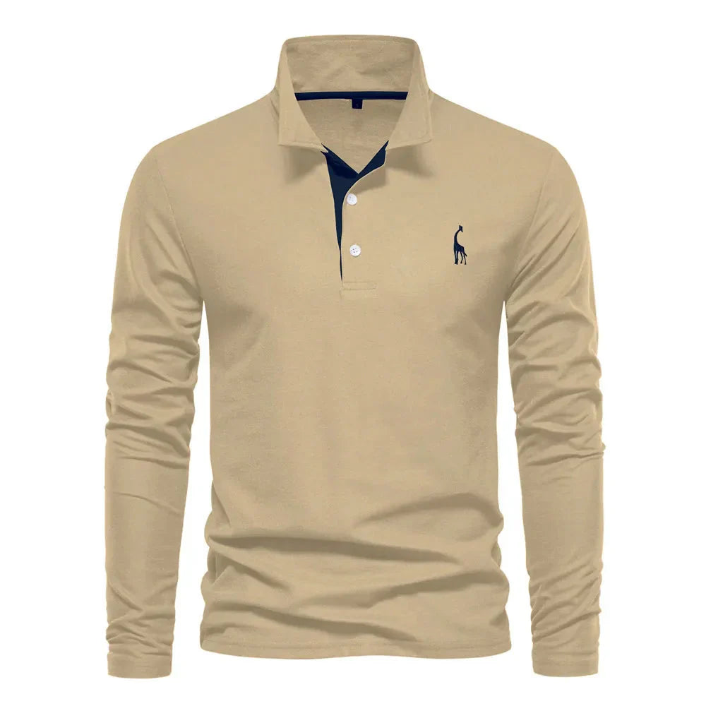 Bastian Men's Long Sleeve Polo