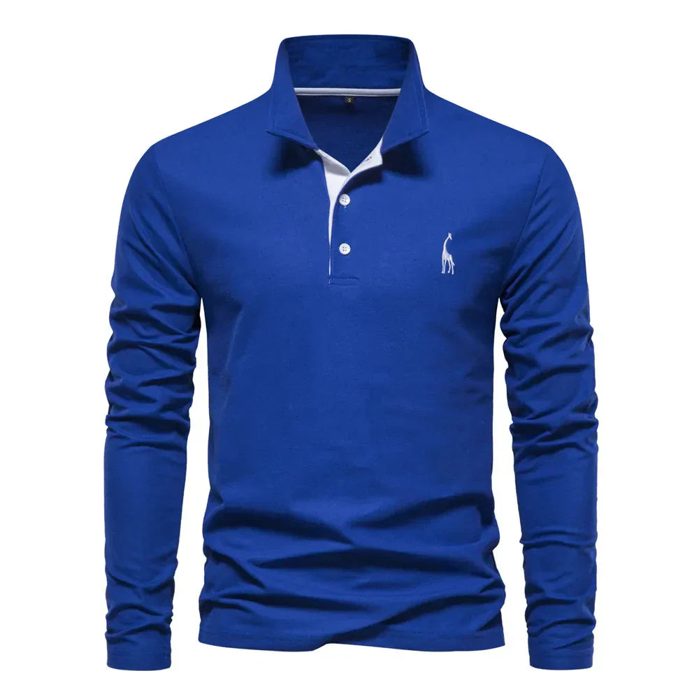 Bastian Men's Long Sleeve Polo