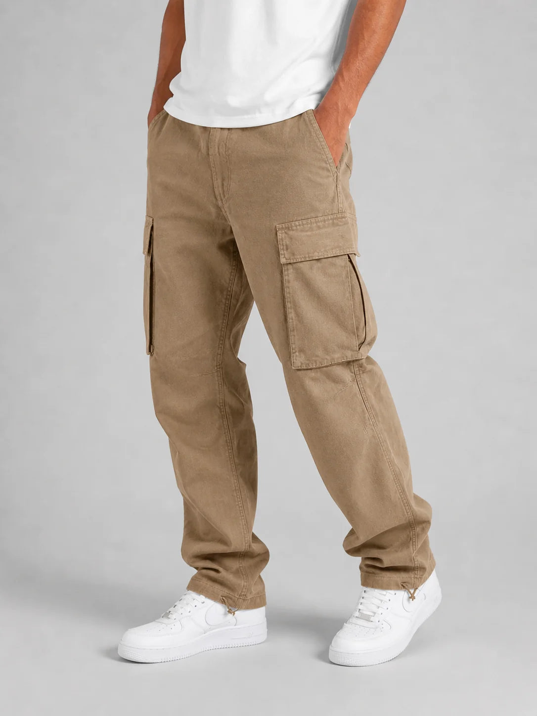 Men’s Relaxed Fit Cargo Trousers – Everyday Utility Style