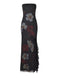 Black Floral / 2XS