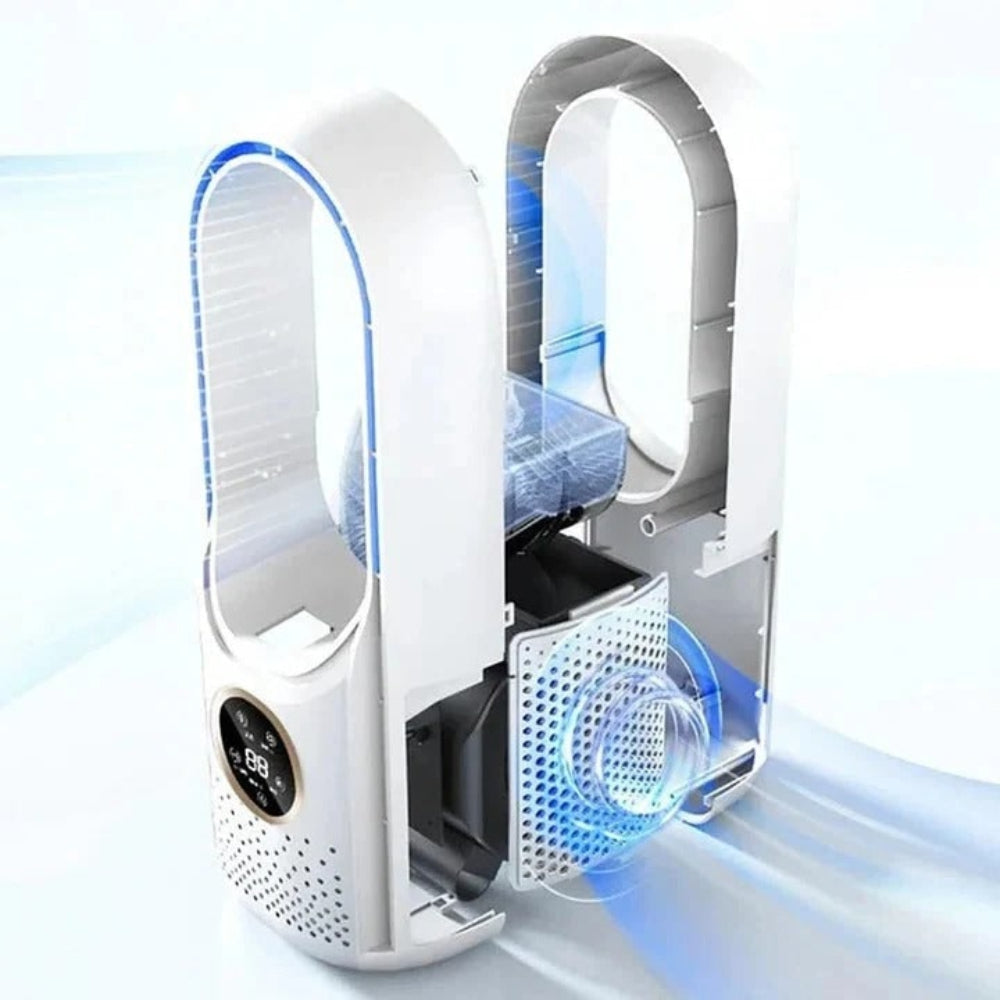 Portable Air Conditioner Quiet Compact Bladeless Cooling
