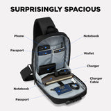 Anti-Theft Crossbody Charging Bag
