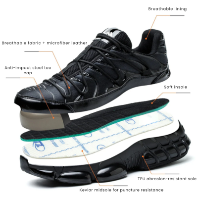 Safety Shoes with Steel Toe