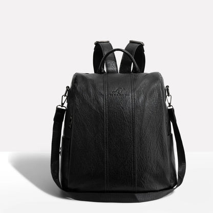 Tourer | Women's Anti-Theft Leather Backpack