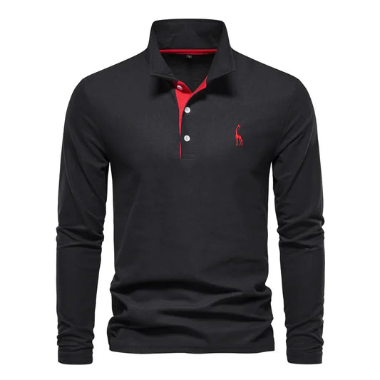 Bastian Men's Long Sleeve Polo
