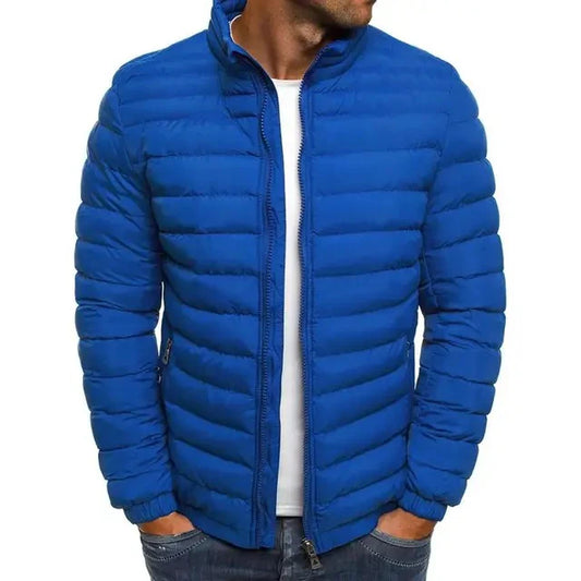 Adam Men's Mid-Season Jacket with Stand-up Collar