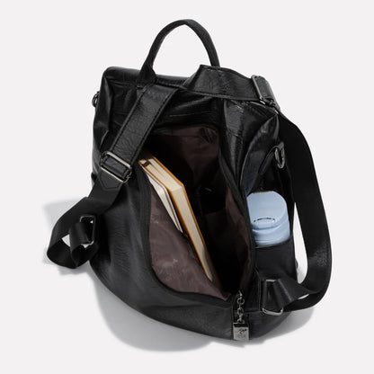 Women's Anti-Theft Leather Backpack