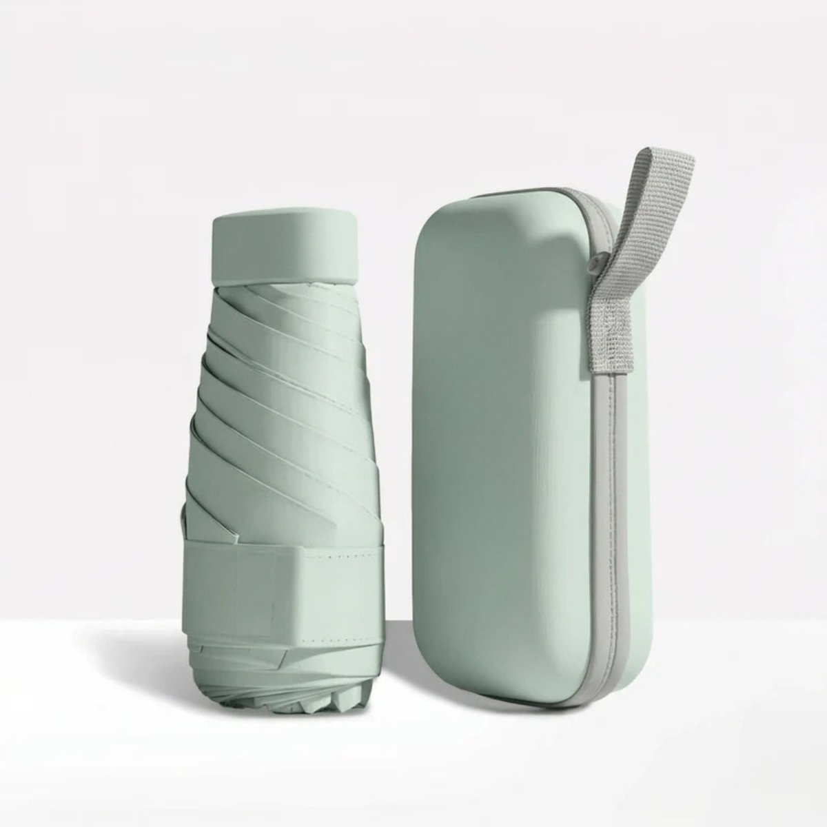 Compact Travel Umbrella & Case