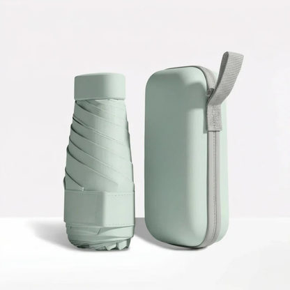 Compact Travel Umbrella & Case