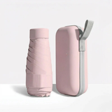 Compact Travel Umbrella & Case