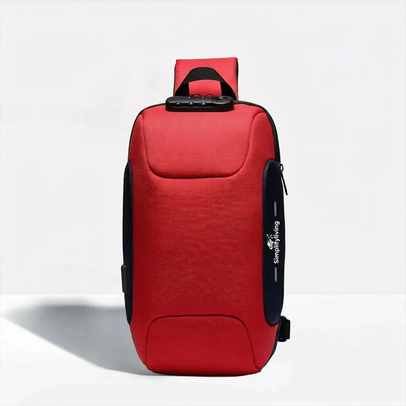 Anti-Theft Crossbody Charging Bag