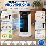 Cooling Portable Air Conditioner Energy Efficient Compact Evaporative Cooling