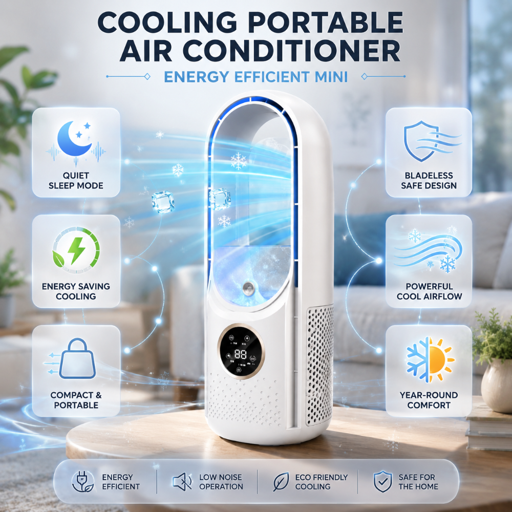 Cooling Portable Air Conditioner Energy Efficient Mini