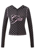 Black Polka Dot