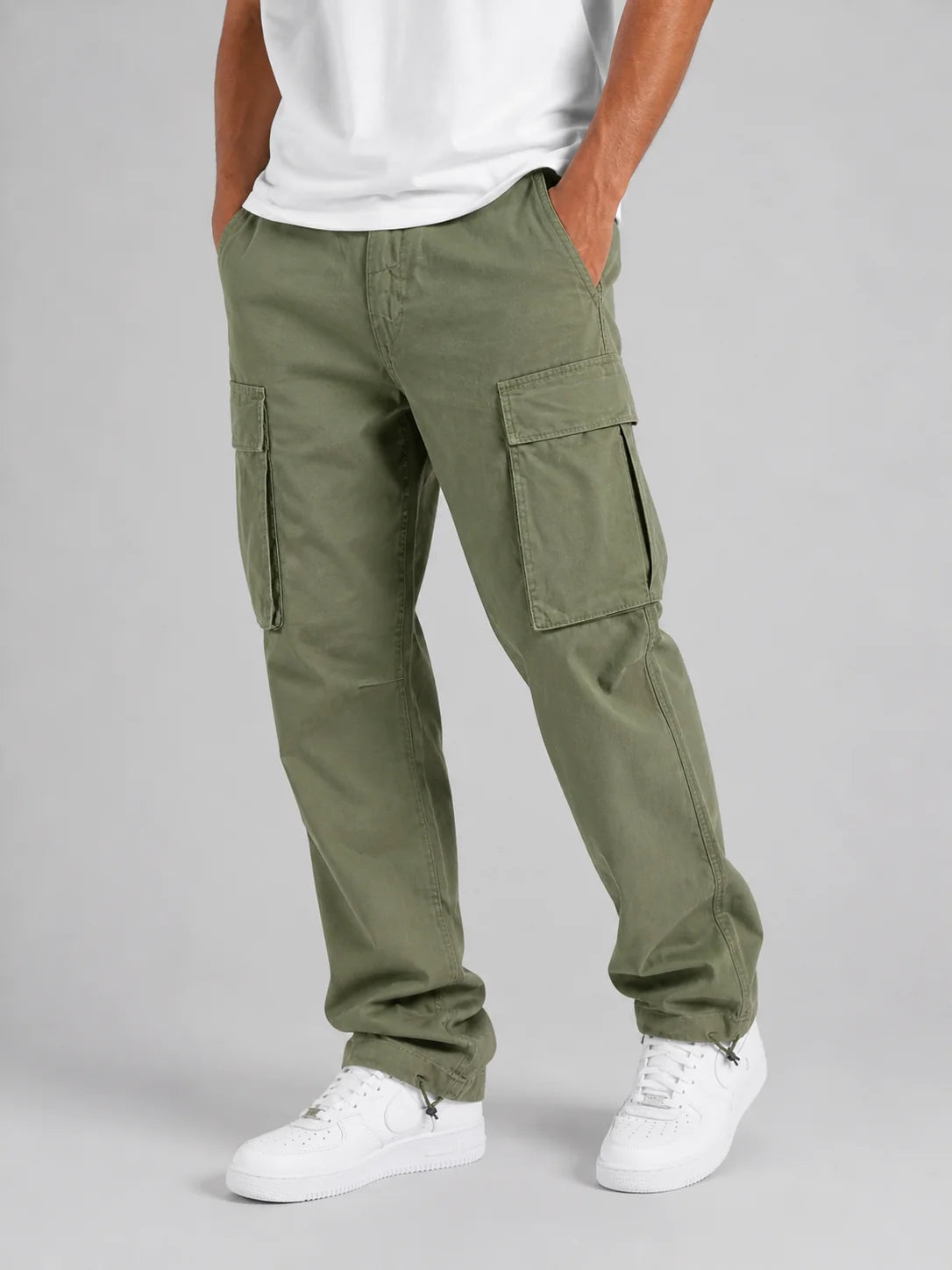 Men’s Relaxed Fit Cargo Trousers – Everyday Utility Style