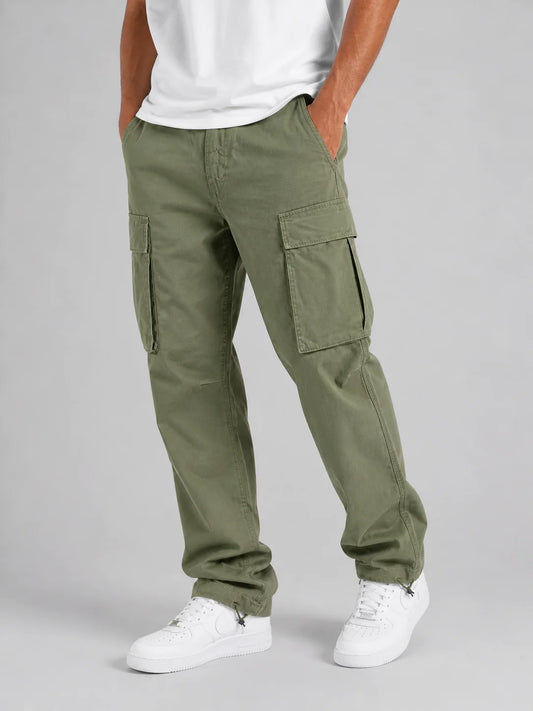 Men’s Relaxed Fit Cargo Trousers – Everyday Utility Style