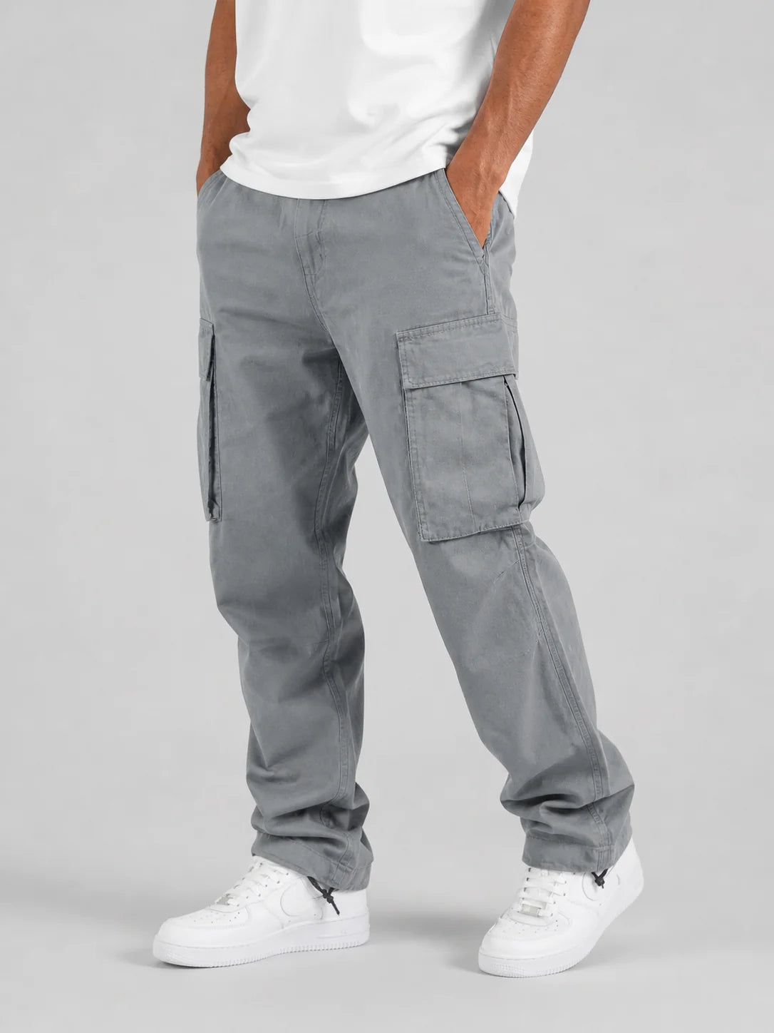 Men’s Relaxed Fit Cargo Trousers – Everyday Utility Style