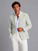 Men’s Striped Summer Blazer – Lightweight Tailored Suit Jacket