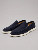 Men’s Suede-Look Slip-On Loafers – Smart Casual Comfort