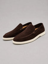 Men’s Suede-Look Slip-On Loafers – Smart Casual Comfort