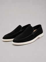 Men’s Suede-Look Slip-On Loafers – Smart Casual Comfort