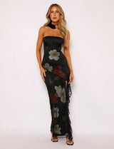Theo Sequin Maxi Dress