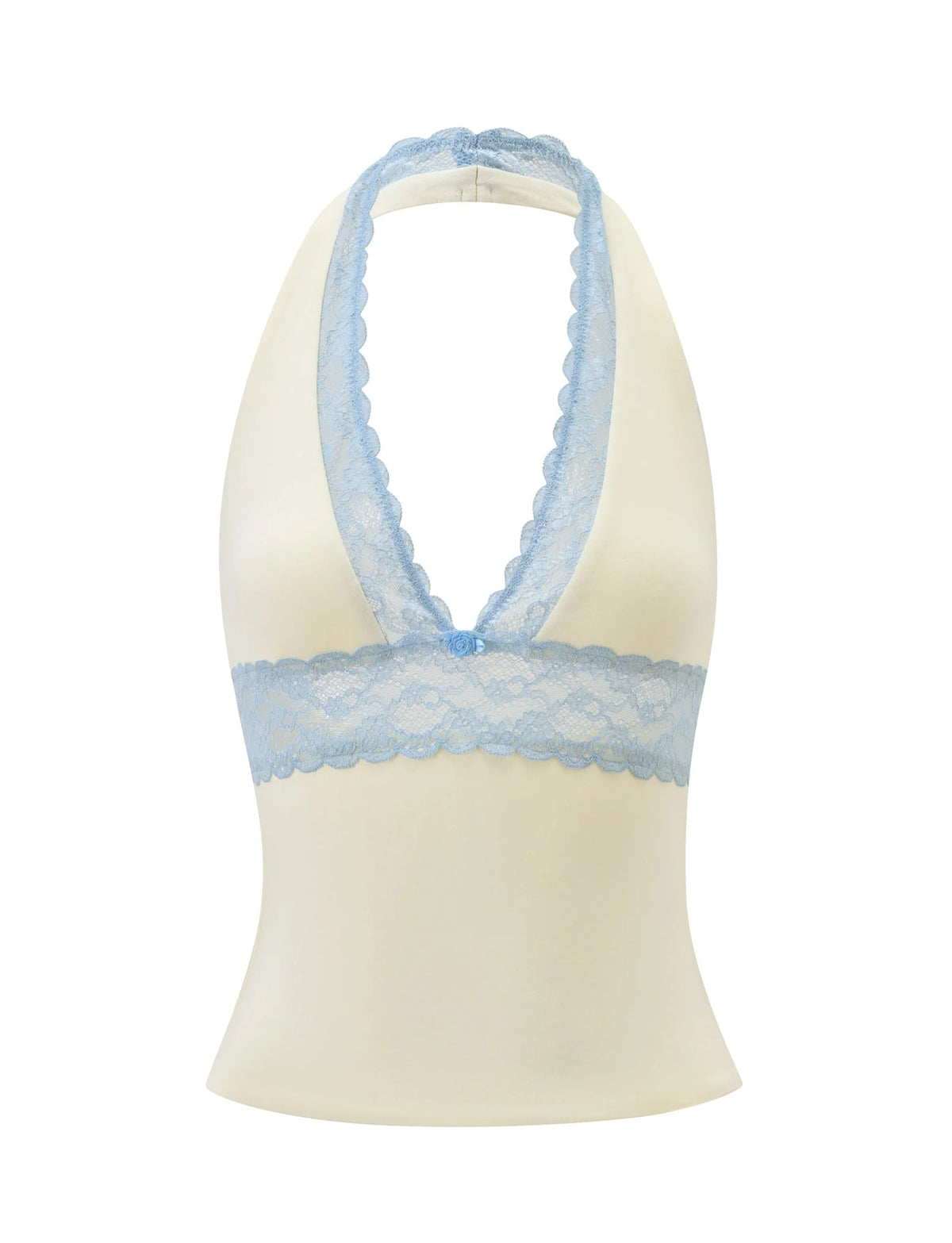 Calina Plunge Lace Top