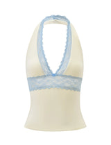 Calina Plunge Lace Top
