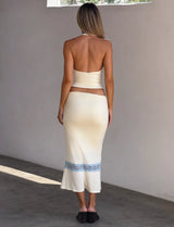 Calina Plunge Lace Top