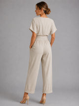 Women’s Wrap Front Co-Ord Set – Relaxed Summer Fit