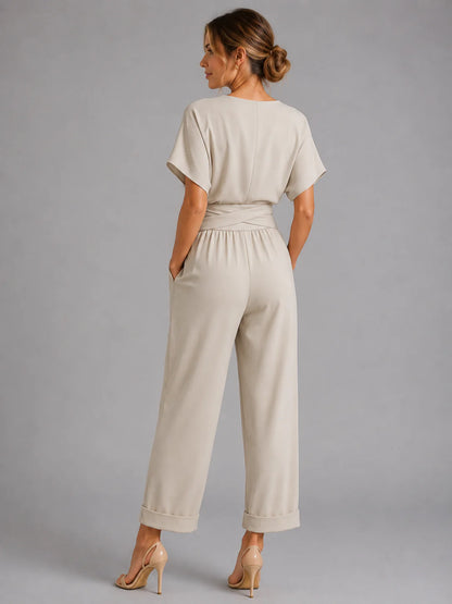 Women’s Wrap Front Co-Ord Set – Relaxed Summer Fit