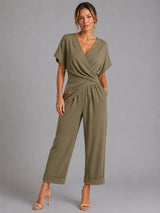 Women’s Wrap Front Co-Ord Set – Relaxed Summer Fit