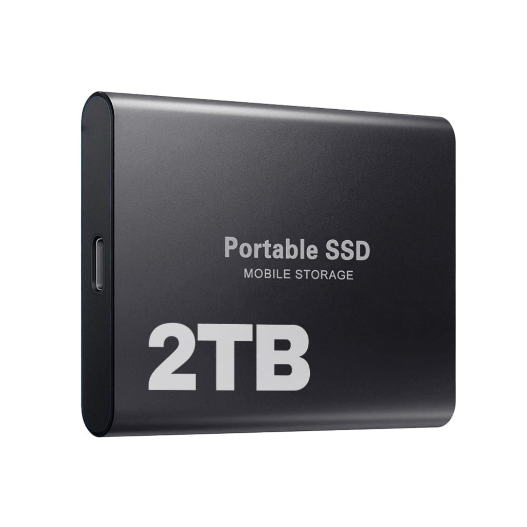 External Hard Drive Portable SSD USB C Mobile Storage 2TB