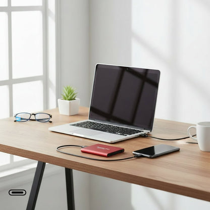 External SSD Portable Storage Device USB 128TB