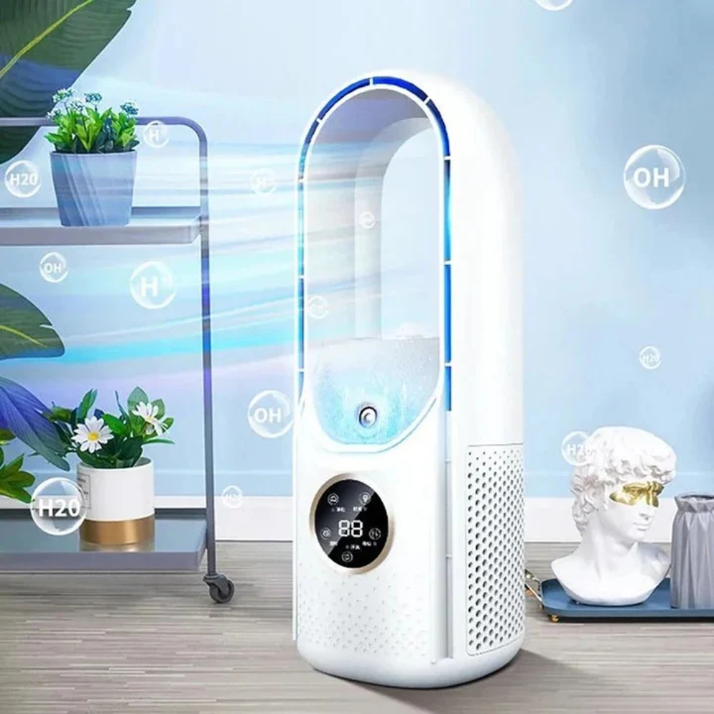 Portable Air Conditioner Quiet Compact Bladeless Cooling